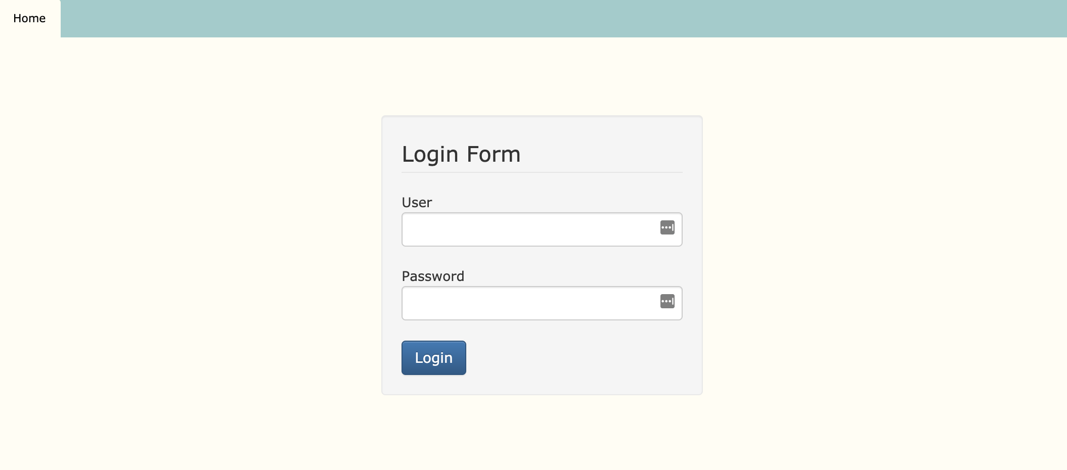 Login Form